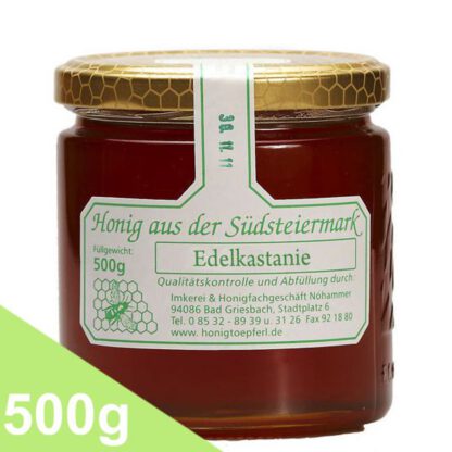 Edelkastanienhonig flüssig (500 Gr.)