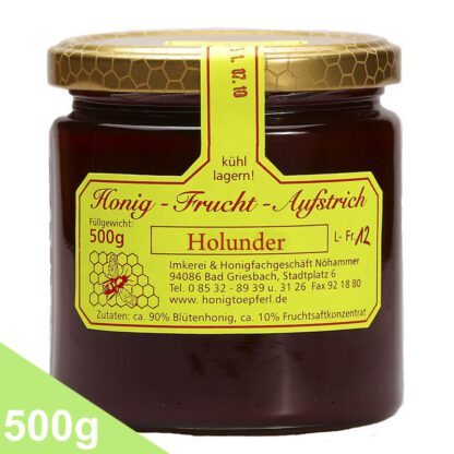 Fruchthonig "Holunder" cremig (500 Gr.)