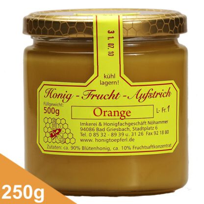 Fruchthonig "Orange" cremig (250 Gr.)