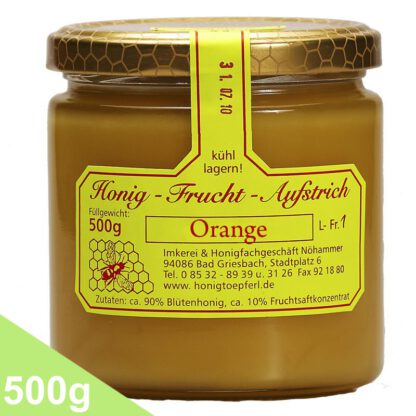 Fruchthonig "Orange" cremig (500 Gr.)