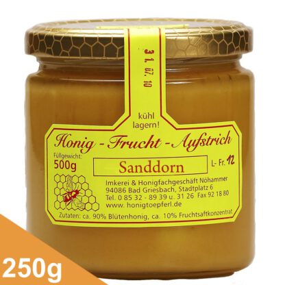 Fruchthonig "Sanddorn" cremig (250 Gr.)