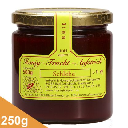 Fruchthonig "Schlehe" cremig (250 Gr.)