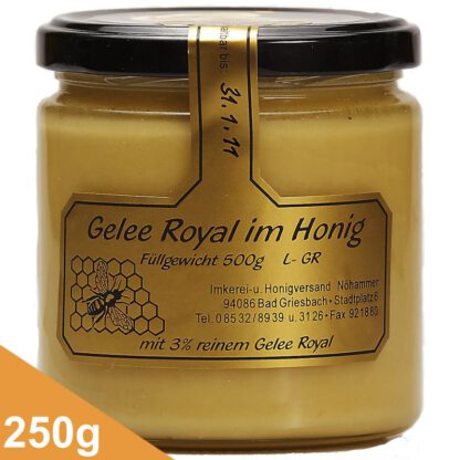 Gelee Royale im Honig (250 Gr.)