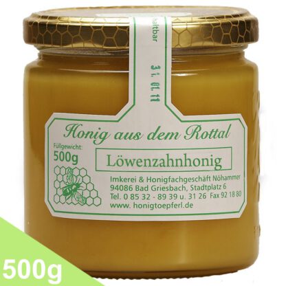 Löwenzahnhonig cremig (500 Gr.)