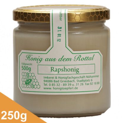 Rapshonig cremig (250 Gr.)