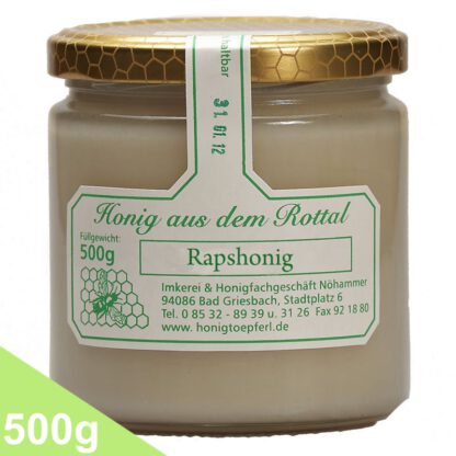 Rapshonig cremig (500 Gr.)