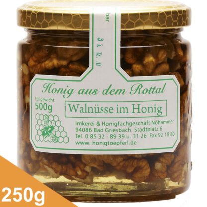 Walnüsse im Akazienhonig (250 Gr.)