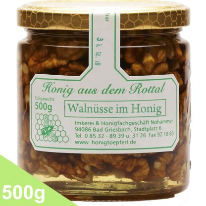 Walnüsse im Akazienhonig (500 Gr.)