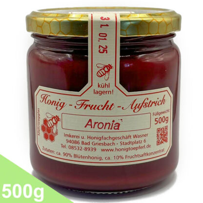 Fruchthonig "ARONIA" cremig (500 Gr.)